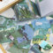 Sticker Set for Scrapbook Self Adhesive Deco Scrapbooking Washi Stickers (6 sets 300 Pieces) Scrapbook Aufkleber für Scrapbooking Zubehör, DIY Fotoalben, Bullet Points, Laptops, Kalender(Wishes)
