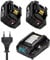 2X 18V Replace Battery for Makita Battery 5.5Ah BL1850B BL1860B BL1845 BL1830B BL1835 Battery for Cordless Tool with LED Indicator