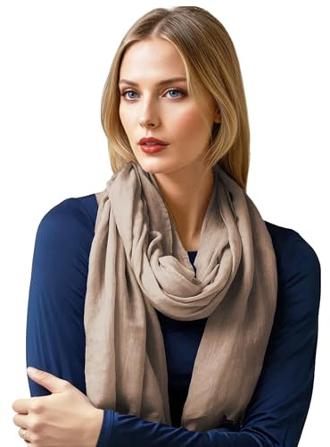 creazioni unique Sciarpa Donna in Fibra di Bamboo Primavera Estate MADE IN ITALY - Foulard Sciarpa Donna Leggera e Traspirante