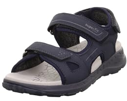 Superfit Jungen Criss Cross Sandale, Blau 8030, 32 EU Weit
