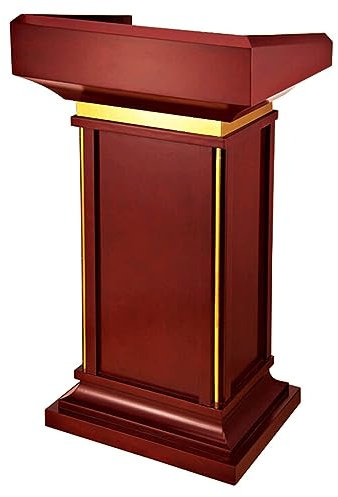 JITEM Rednerpult Deluxe-Podium aus Holz, Stehpult, Rezeption, Restaurant, hohes Podium, bodenstehende Kanzeln für Kirchen Stehpult Hörsäle