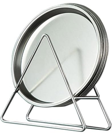 1 Set Spit Pelvis Snack Plate Holder Photo Display Holder Dinner Plate Dish Metal Tray Cabinet Plate Stand Diversified Dish Stand Serving Tablet Stand Travel Fruit Stainless Steel