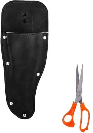 MEISH Gartenschere Scheide Schere Schutzhülle Leder Holster Schutzhülle Gartenscheide Werkzeug für Damen Herren