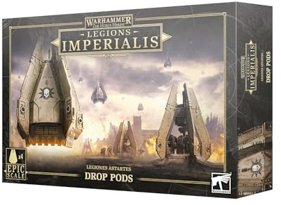 Warhammer Games Workshop Legions Imperialis - Legiones Astartes: Legion Drop Pods [EPIC SCALE]