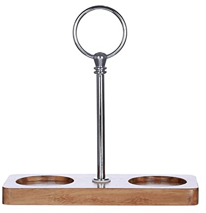 Organizador de soporte para coctelera, portátil, para botellas, frascos, molinillos, bandeja y soporte para coctelera para mesa