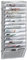 TQVAI 14 Compartiments Métal Porte Revue Mural Porte Documents A4 Organisateur De Bureau Rangement Papier Dossier Suspendus, Argent