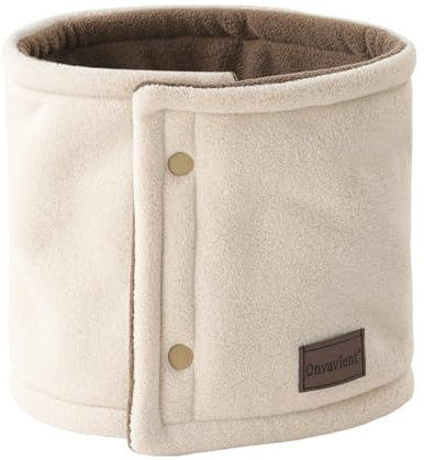 Onvavient Schlauchschal Herren Damen Winddicht Loop Schal Multifunktionstuch Warmer Doppelseitiger Halstuch mit Knöpfen Halswärmer Elastisch für Skifahren Motorrad Fahrrad Laufen Outdoor Sport