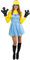 Funidelia Offizielles Minions Dave Kostüm für Damen mit Kleid, Brille und Socken, Zeichentrick Anzug für Erwachsene, Karneval, Halloween und Partys – Größe L