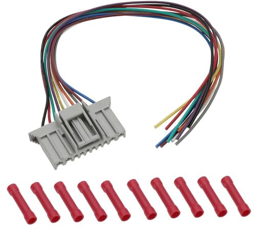 OTOTEC 1x Kit Di Riparazione Connettore Cablaggio Luce Auto A 10 Pin 71745167 Cablaggio Luce Unità Di Controllo Body Computer Compatibile Con Fiat Panda 169 E Panda Van 169