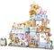 MEIEST Mini City Shop Street View Kit de construction de briques de construction, simulation animaux, architecture, collection, particules, brique, décoration de la maison (4 fleurs)