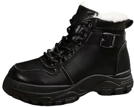 Scarponcini da Donna da Neve Stivali Neve con Caldo Foderato Scarpe da Trekking Boots Donna Sci Morbidi all'Aperto Scarponi Antiscivolo Platform Inverno Stivaletti Dopo Sci Offerta Comode