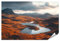 islandburner XXL Bild Poster Weitblick auf die schottischen Highlands Premium Bilder Fotodruck