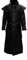 Men's Black Leather Riding and Hunting Trench Coat – Steampunk Duster Jacket (UK, Alpha, S, Regular, Regular, Black)