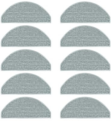 AZSHIW Compatible con Xiaomi Robot Aspirador E10 E12 B112, Repuestos for Barredora, Cepillo Lateral, Filtro HEPA, Mopa, Trapos, Accesorios(Brown)