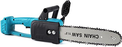 Tischkreissäge, 12-Zoll-Brushless-Elektrosäge Handschnurlose Forstsäge Holzbearbeitungs-Kettensäge for 18-V-Batterie