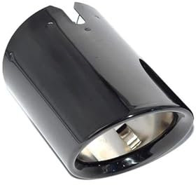 MNGNCBXWK Für B&MW 3er G20 G21 318i 320d 330i 330e 2019-2024 Auspuffrohrersatz Schwarze Edelstahlspitze Düsenabzugshaube Auto Auspuff Endrohr(Black 1 pcs)