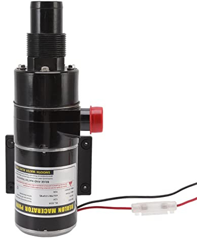 Efficient Macerator Pump for Toilet RV Yacht, Multi Protection Waste Water Pump Kit, Portable Waste Water Pump(12V)(12v)