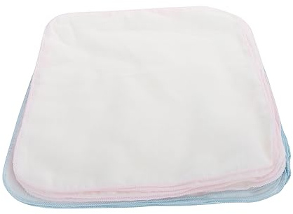 Babywaschlappen 20 Stück aus Baumwolle für Neugeborene | Speicheltuch, Hautfreundlich und Wiederverwendbar, bei Zahnungsphase und Speiseresten