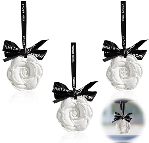 DOVBAN 3 Pièces Diffuseurs D'Huiles Essentielles,Galet Diffuseur Huile Essentielle,Pierre à Parfum D'Ambiance Pour La Décoration Intérieure Cadeau
