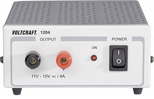 VOLTCRAFT FSP 1204 60W Fixed Voltage Switch Mode Power Supply, Bench, 11 - 15Vdc 4A