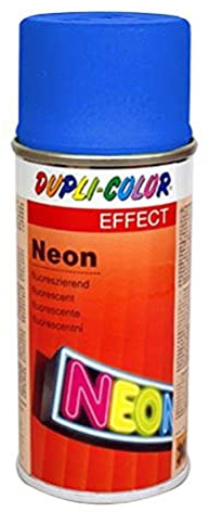 Dupli-Color 880612 Deco-Flourescent und Frosty Spray, Neon Blau