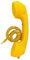 TotalCadeau Combiné Fixe Filaire Filaire Kitsch téléphone rétro Micro Haut-par Jaune