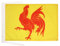 AZ FLAG - Drapeau Wallonie - 45x30 cm - Pavillon Wallon - Belgique 100% Polyester Avec Deux Cordelettes - 20g