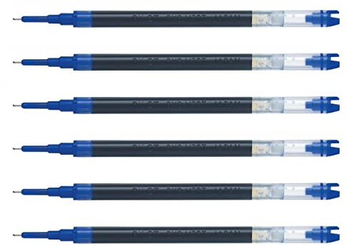 Pilot Nachfüller 6 x für-Tintenroller hi-tecpoint V7 RT Zeichnung 0,5 mm blau