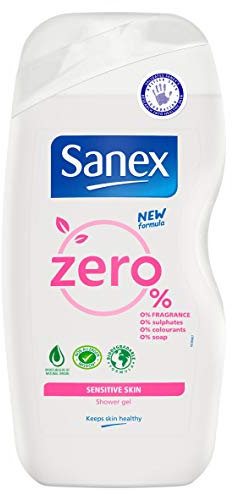 Sanex Zero% Lot de 6 gels de douche pour peau sensible 250 ml