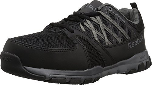 Reebok Men's Sublite Work Steel Toe Black 10 W