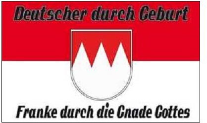 TS24DIREKT Franken - Durch die Gnade Gottes Fahne (S3)