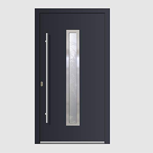 Haustür Welthaus WH75 RC2 Premiumtür Aluminium mit Kunststoff LA211 Tür 1000x2000mm DIN Links Farbe aussen anthrazit Innen weiß außengriff BGR1400 innendrucker M45 Zylinder 5 Schlüßel