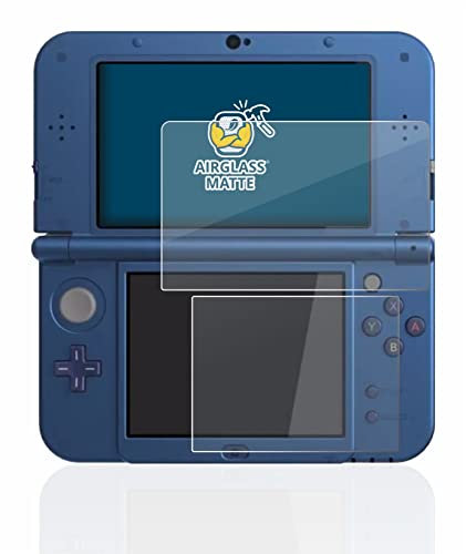 brotect Anti-Glare Glass Screen Protector Matte compatible with Nintendo New 3DS XL - Anti-Scratch 9H Protection Film