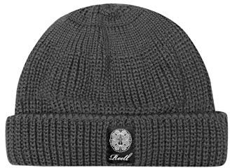 Reell Herren M¸TZE Knit Beanie (Dark Grey Melange), GrË†ï¬‚e:U