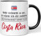 JUNIWORDS Tasse, Sieht vielleicht so aus, als würde ich dir zuhören. Doch in Wahrheit denke ich an Costa Rica (1001365), Wähle Farbe, Schwarz
