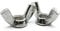 Hippo Hardware M4 (4mm) Wing Nuts Butterfly Nut A2 Stainless Steel (Pack of 3)