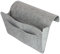 igadgitz Home U7218 Bedside Organiser - Sofa & Bed Storage Pocket - Grey