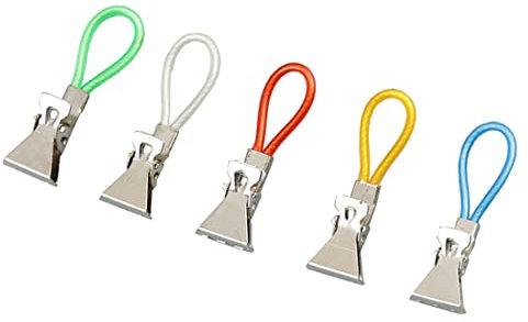 MenYiYDS - Aufhänger für Handtücher, Handtuchclips, Haken, Schlaufen, Set, Clips, Topflappen, Geschirrtücher, Klammern, Klips ohne nähen, zum aufhängen, 15er