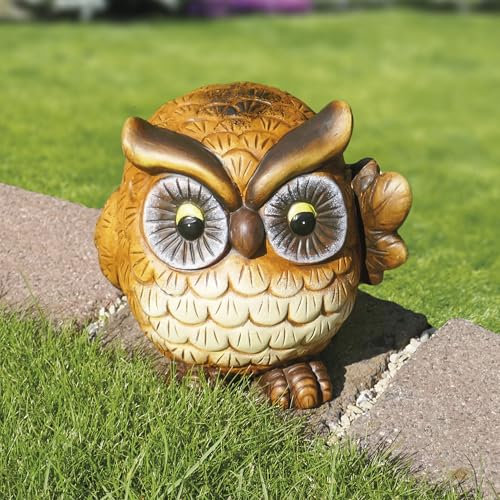 SHACAMO Tierfiguren Trendy Verschiedene Designs aus Terrakotta (Eule)