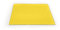 Clear Glass Chopping Board with Plain Yellow Print - Size 30cm x 20cm - Non Slip Glass Worktop Savers for Kitchen - Great Worktop Protector for Any Food prep