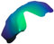 xyqrenrr Lentes de repuesto polarizadas para gafas de sol Oakley Jaw-breaker OO9290, Verde, 132*52mm