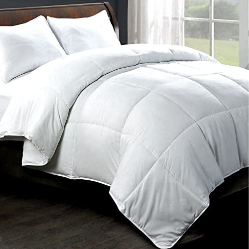 APSMILE Bettdecke 155 x 220 cm Sommerdecke | Sommer Steppdecke 180gsm Mikrofaser | Einzelne Personen Steppdecke 155 x 220 cm | Ökotex 100 | Leicht Dünn Atmungsaktive Zudecke (Weiß)