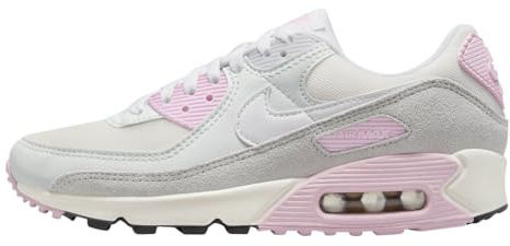 Nike Damen Air Max 90 White/Sail-Med Soft Pink (FN7489 100)
