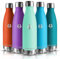 Grsta Gourde Isotherme, Bouteille Isotherme 750ml, Gourde Sport sans BPA, Gourde INOX Reutilisable, Gourde Metal pour Gym, école, Voyage, Running