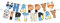 Bluey Bandera de Feliz Cumpleaños, Decoraciones para Fiesta de Niños, Banderines Happy Birthday, Suministros para Fiestas