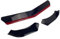 Auto Frontspoiler für Benz E Class (4door) W211 2003-2009,ABS Auto Frontlippe Spoiler FrontstoßStange Splitter Auto Zubehör,Black and red