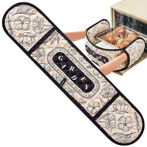 Guantes de horno y agarraderas,Guantes de horno para barbacoa | Guantes de horno resistentes al calor,Guantes de horno antiquemaduras de larga duración para amigos de familia, colegas, entusiastas de