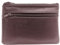 Charmoni - Portefeuille - Porte Monnaie - Multi Poches - en Cuir véritable - pour Homme (Marron foncé)