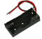 Eighosee Black Plastic Battery Case Holder Wire 2 x 1.5V AAA