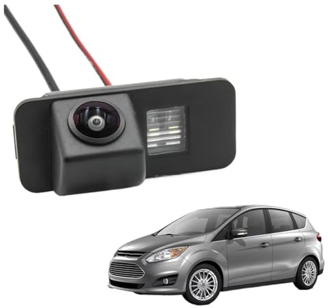Telecamera Retromarcia Auto CCD HD AHD Fisheye Videocamera Vista Posteriore Monitor Per Auto Per Ford Per C-Max Per Grand Per C-Max MK2 2011 2012 2013 2014 2015 2016 2017 2018 2019 Retrocamera Auto(D1